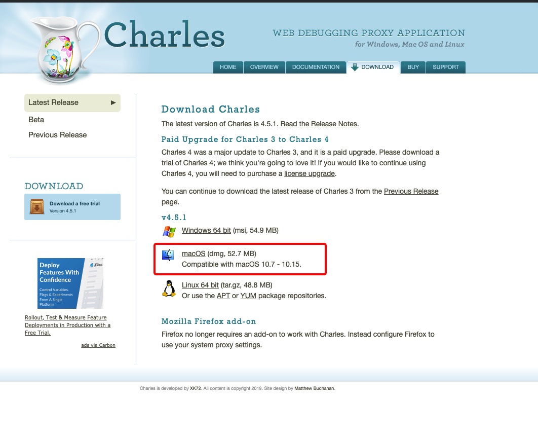 安装Charles